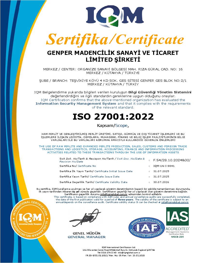 ISO 27001 : 2022